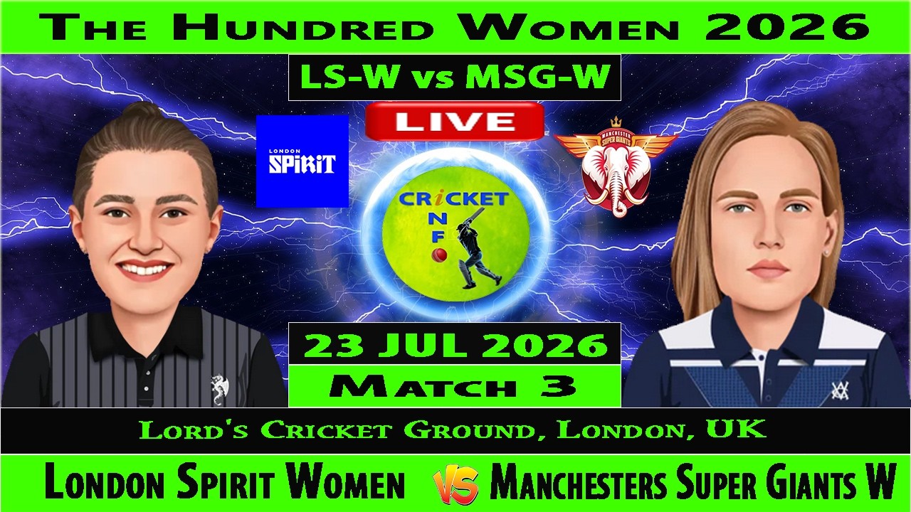 London Spirit Women vs Manchesters Super Giants Women | LS-W vs MSG-W | The Hundred 2026 Women Live