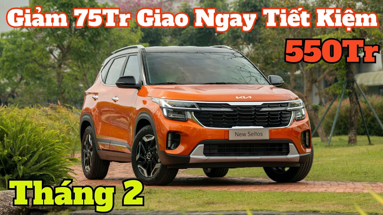 Giá Khuyến Mại Kia Seltos Tháng 2. Giảm 75Tr Giao Ngay Tiết Kiệm Lắm, Giá Lăn Bánh Mới | CarTVnew