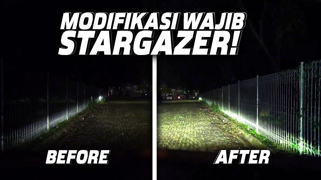 MODIF LAMPU STARGAZER TAPI TETAP OEM LOOK