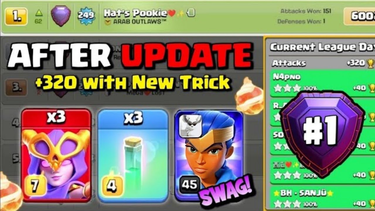 🔥 320 Streak with FIREBALL SUPER WITCH! | Day 8 | Live Recorded Legend League Attacks TH17 🔴