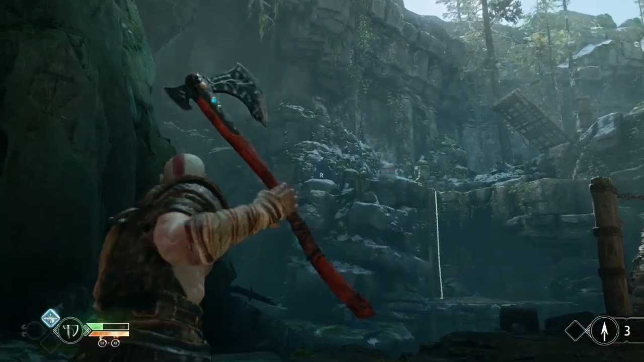 BOY almost falls to his death - God of War (Part 2)
