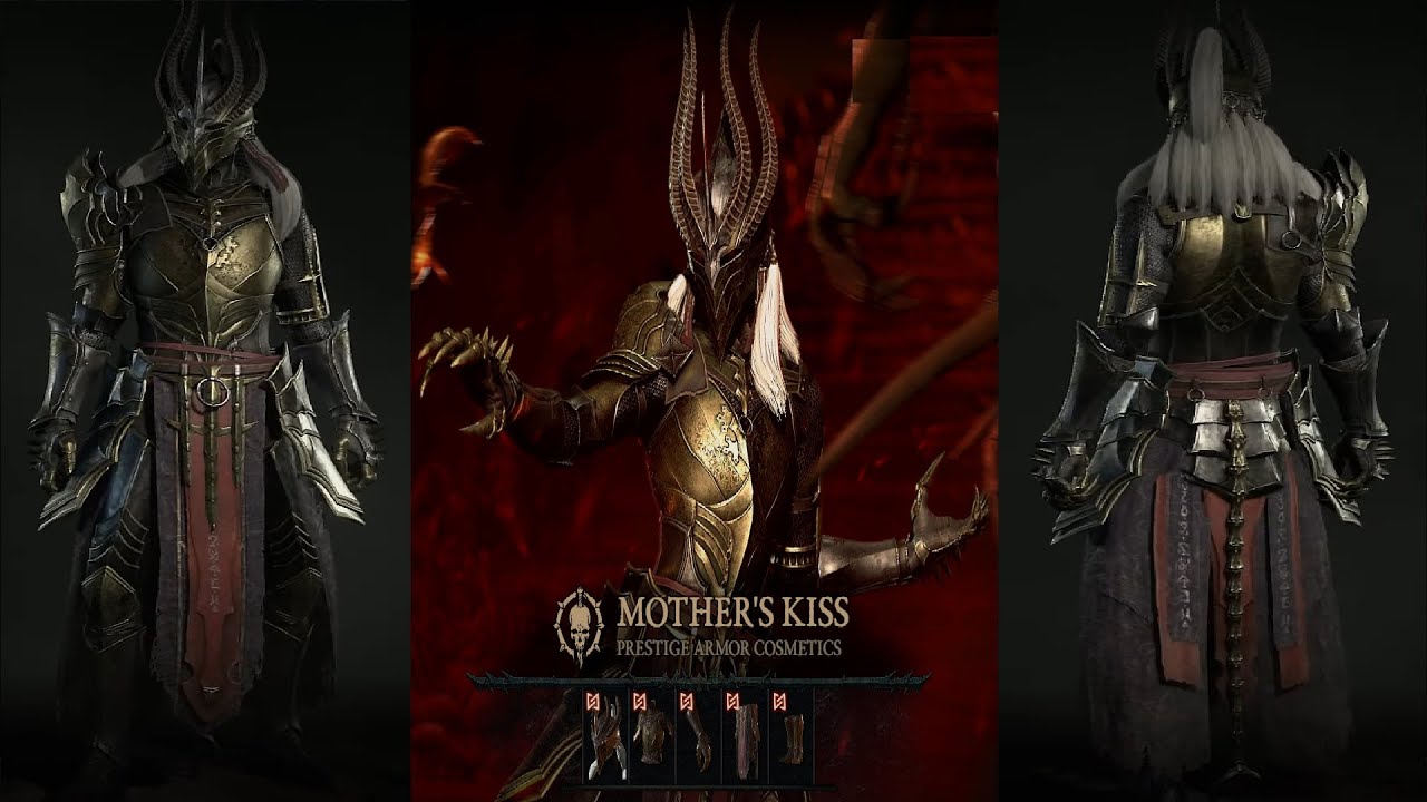 Best Necromancer Armor?! Mother's Kiss! | Diablo 4 Transmog Showcase!