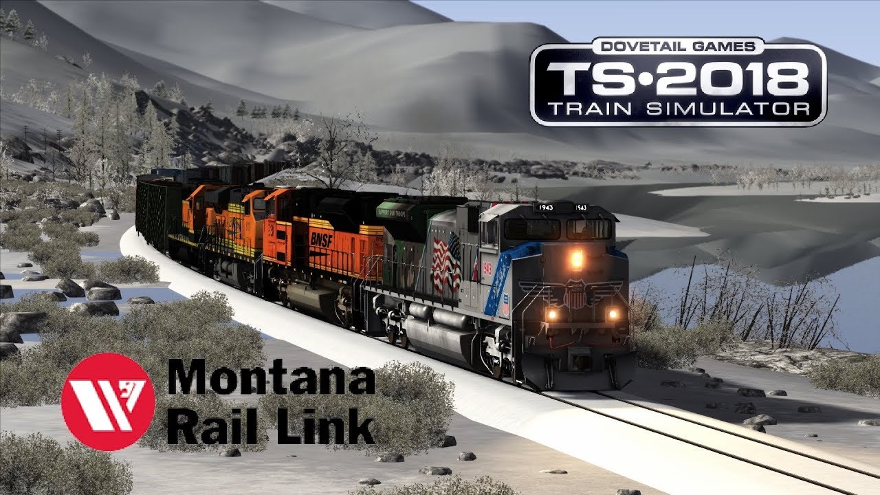 Train Simulator 2018:  UP 1943 On The Montana Rail Link Route