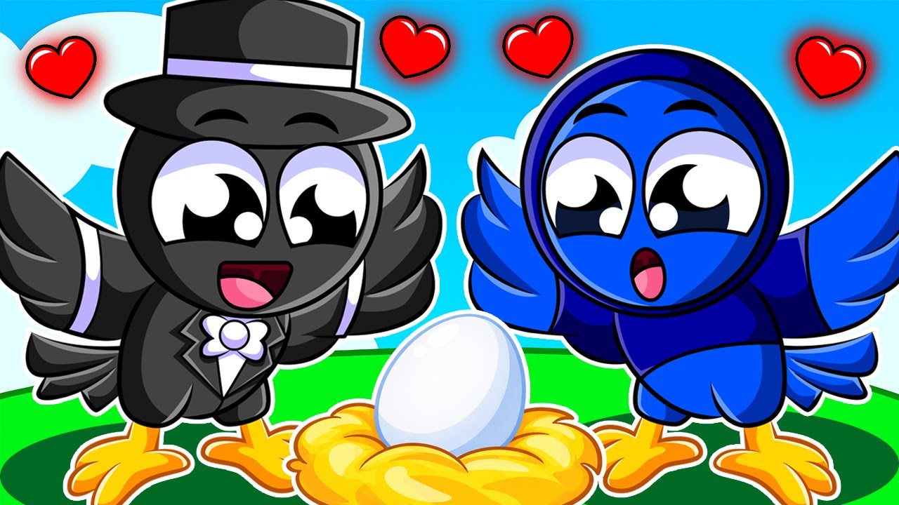 Nos CONVERTIMOS en UNA FAMILIA de PAJAROS en ROBLOX!