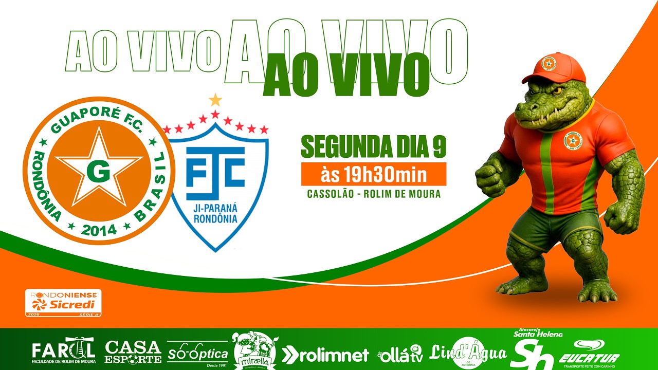 GUAPORÉ F.C. X JI-PARANÁ  |  CAMPEONATO RONDONIENSE SICRED 2026