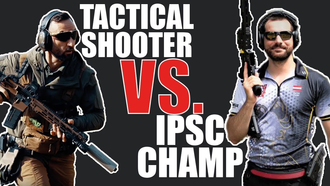 Tactical Shooter vs. IPSC Champ - wer schießt besser? (short version)