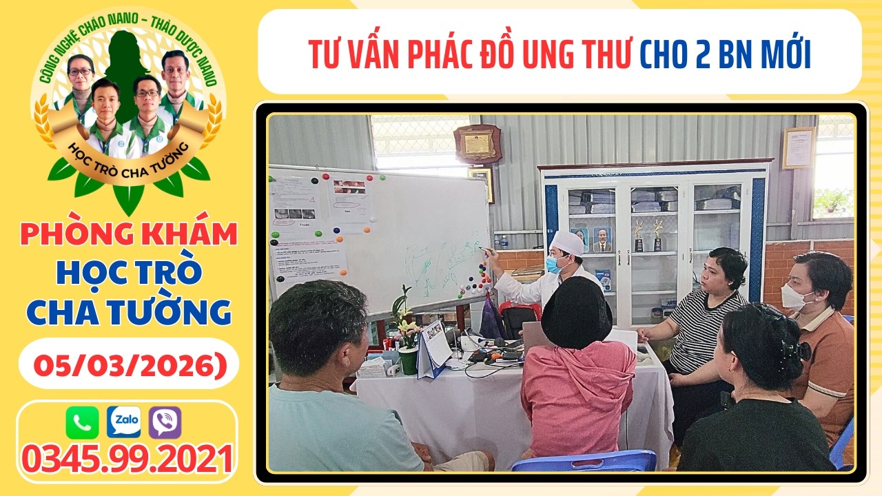 Tư Vấn Phác Đồ Ung Thư Cho 2 BN Mới (05/03)