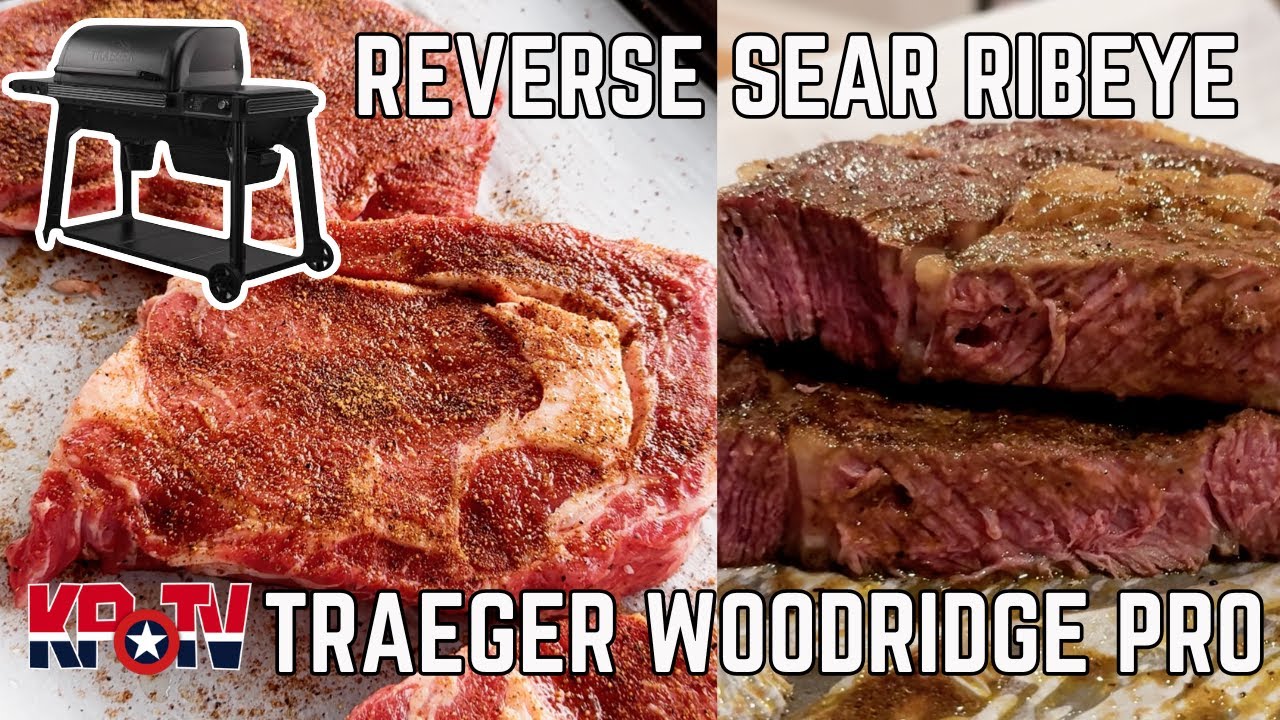 🥩 Первое приготовление на Traeger Woodridge Pro! Рибай-стейки с обратной обжаркой 🔥 | Пеллет-гриль