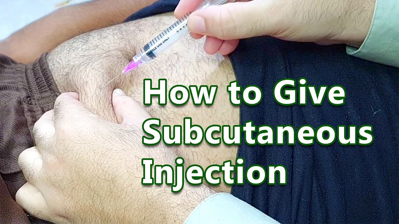 How to Give a Subcutaneous Injection | Needle Sizes, Angles & Sites Explained