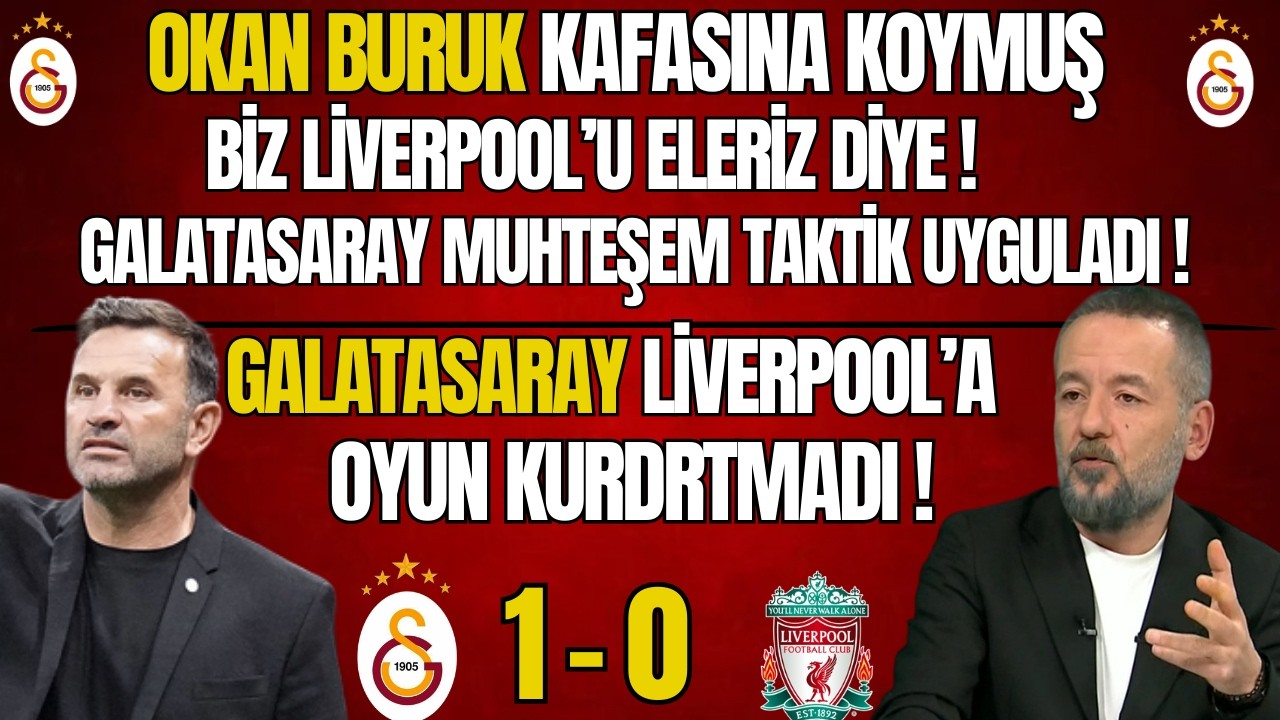 Galatasaray'dan Muhteşem Taktik Liverpool'a Oyun Kurdurtmadı! Galatasaray 1 - 0 Liverpool