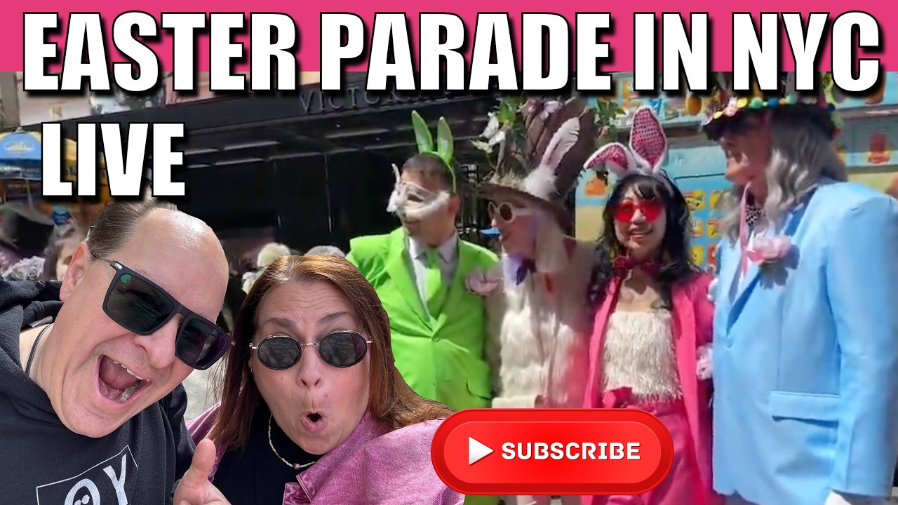 LIVE 🐣 Biggest Easter Parade on Fifth Ave! #NYC #event #life