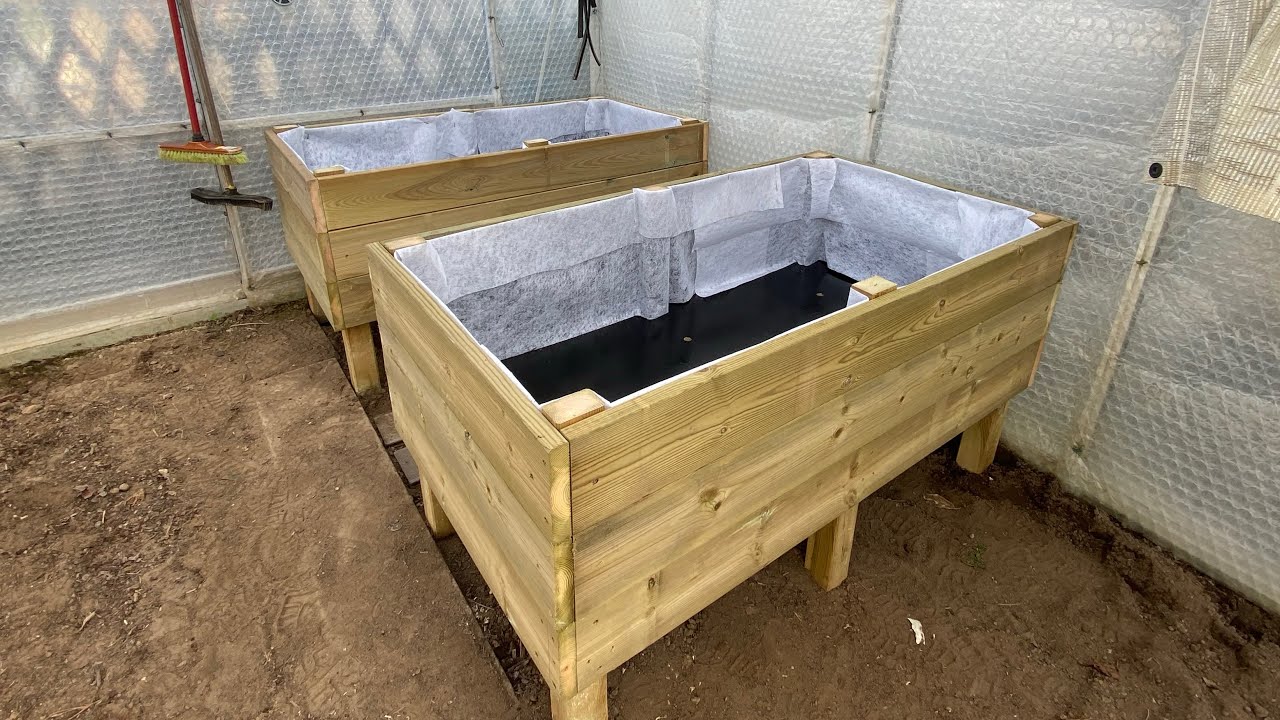 Carré potager surélevé simple a réaliser