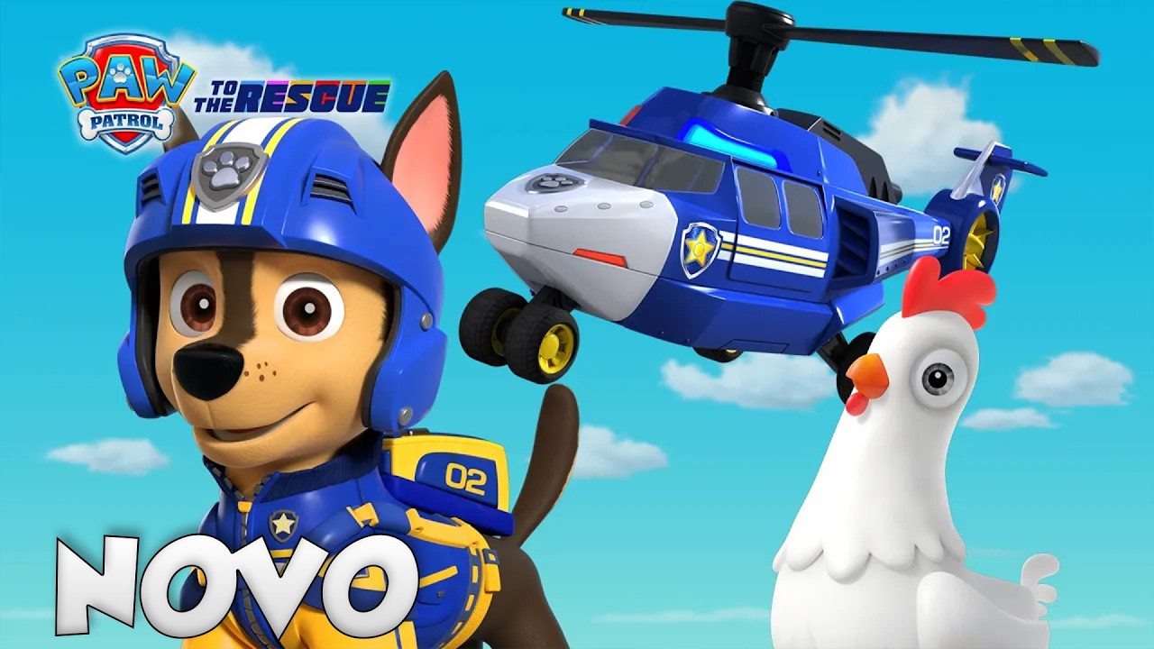 NOVO! Chase salva a galinha sumida | PAW Patrol: Ao Resgate