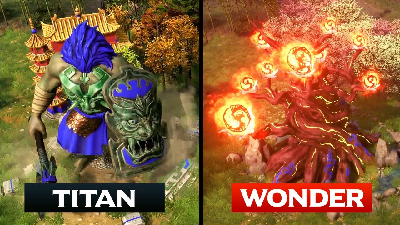Todas las UNIDADES CHINAS! y Edificios en Age of Mythology: Retold Immortal Pillars