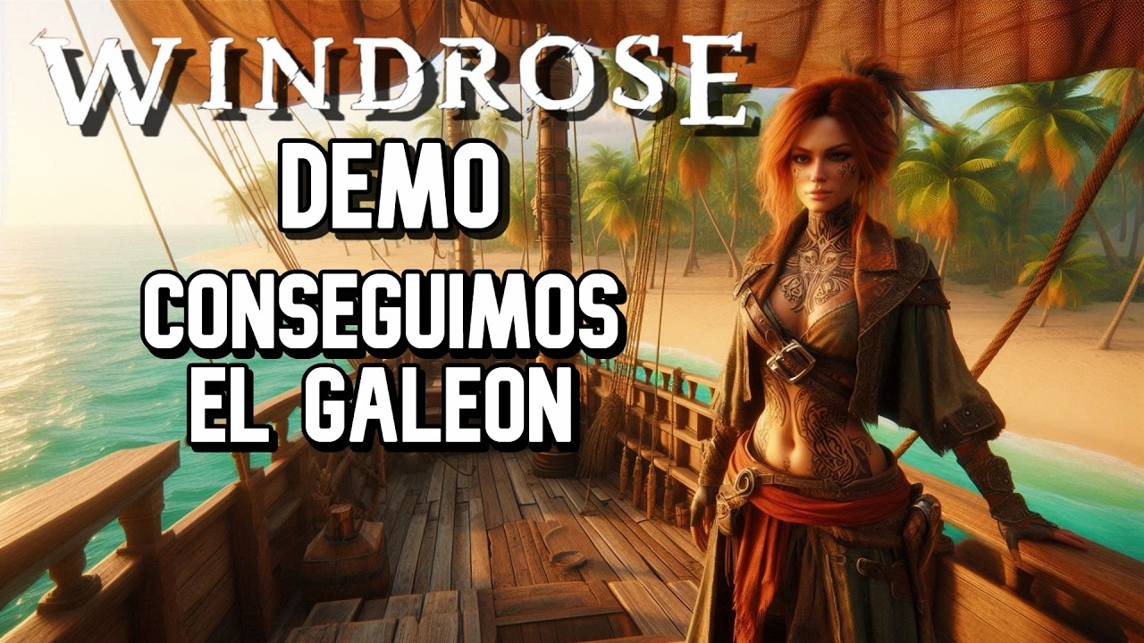 WINDROSE||DEMO||GAMEPLAY ESPAÑOL||CONSTRUIMOS  UN BARCO⛵🌊