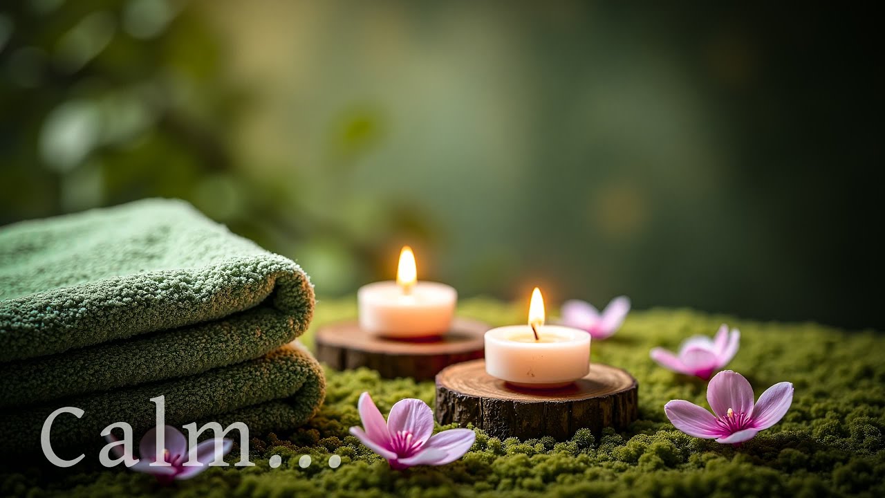 🌿 Relaxing Bamboo Waterfall Sounds | Calming Nature Ambience for Sleep, Meditation & Stress Relief