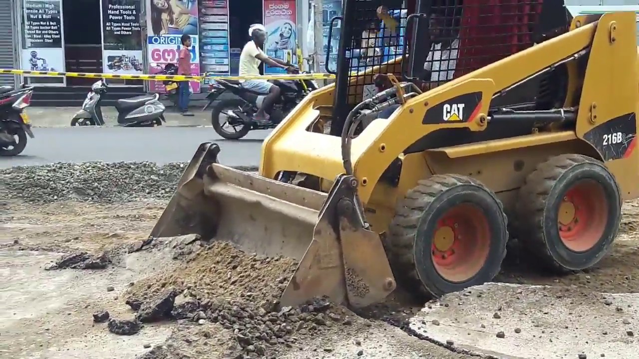 Amazing Excavator Driver/Amazing CAT 216B skid steer loader