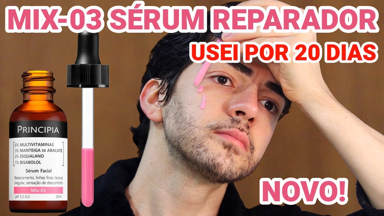 NOVO MIX-03 USEI POR 20 DIAS! MULTIVITAMINA, MANTEIGA DE ABACATE, ESQUALANO E BISABOLOL - PRINCIPIA