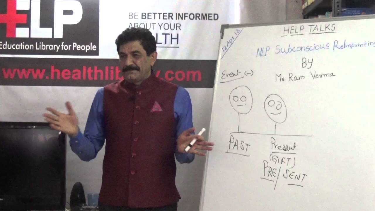 NLP Subconscious Re Imprinting by Mr. Ram Verma HELP Talk Video