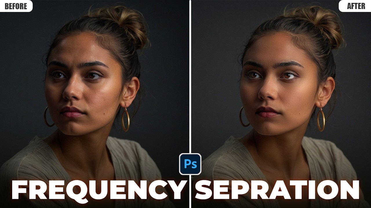 Professional Skin Retouching Hindi in Minutes? | Poster Skin Retouching | Frequency Separation