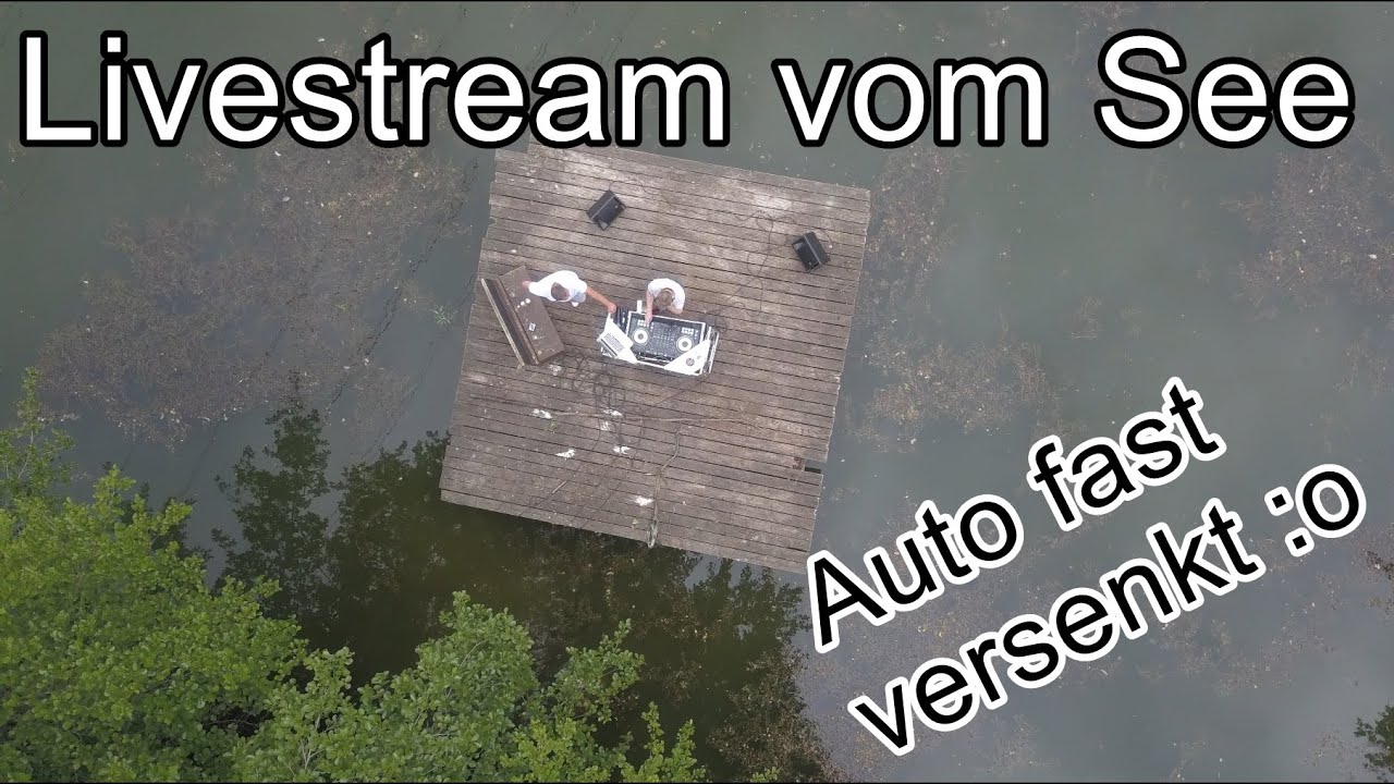 Hinter den Kulissen - DJ Livestream mit Drohne - VLOG
