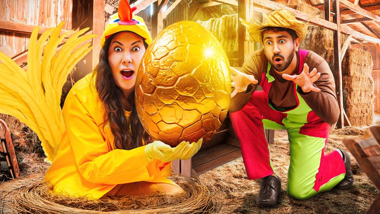 A HISTÓRIA DA GALINHA DOS OVOS DE OURO - versão Gabriel e Shirley