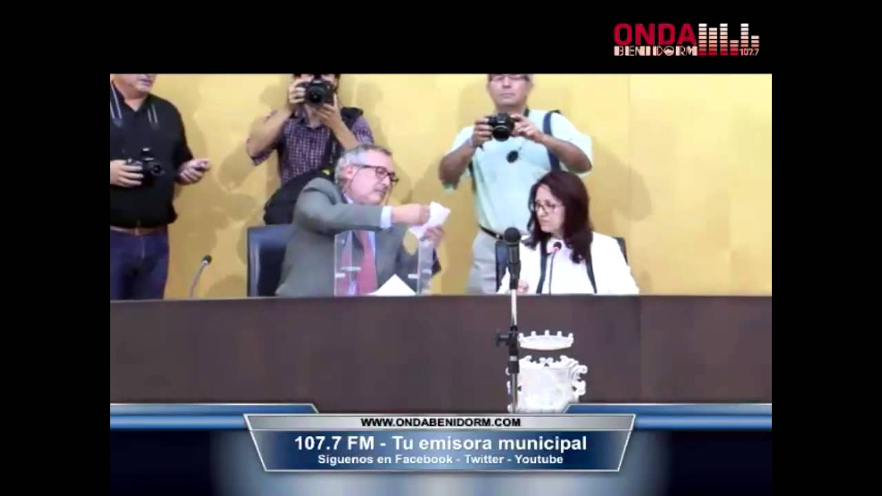 Pleno Investidura Ayuntamiento de Benidorm