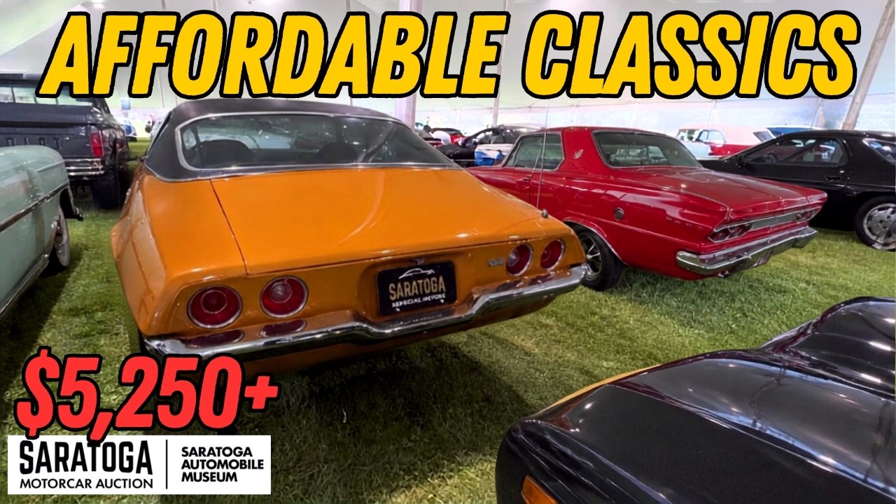 ДОСТУПНЫЕ классические автомобили на аукционе Saratoga Motorcar Auction 2026 года | Цены на класс...