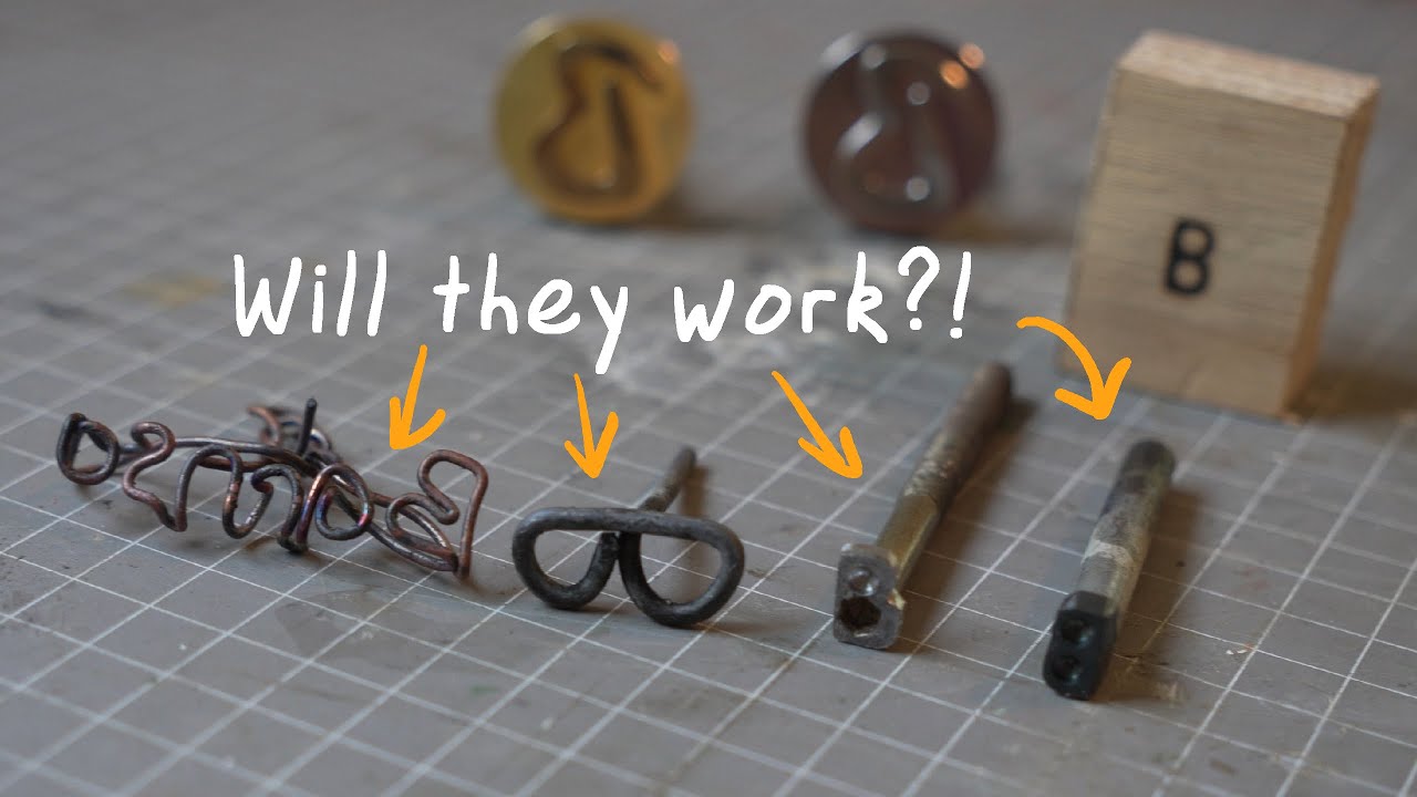 How hard is it to make your own wood burning stamp?