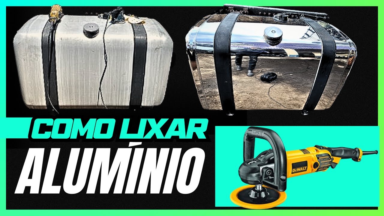 Como lixar e polir um tanque de combustível de alumínio em detalhes( passo a passo)