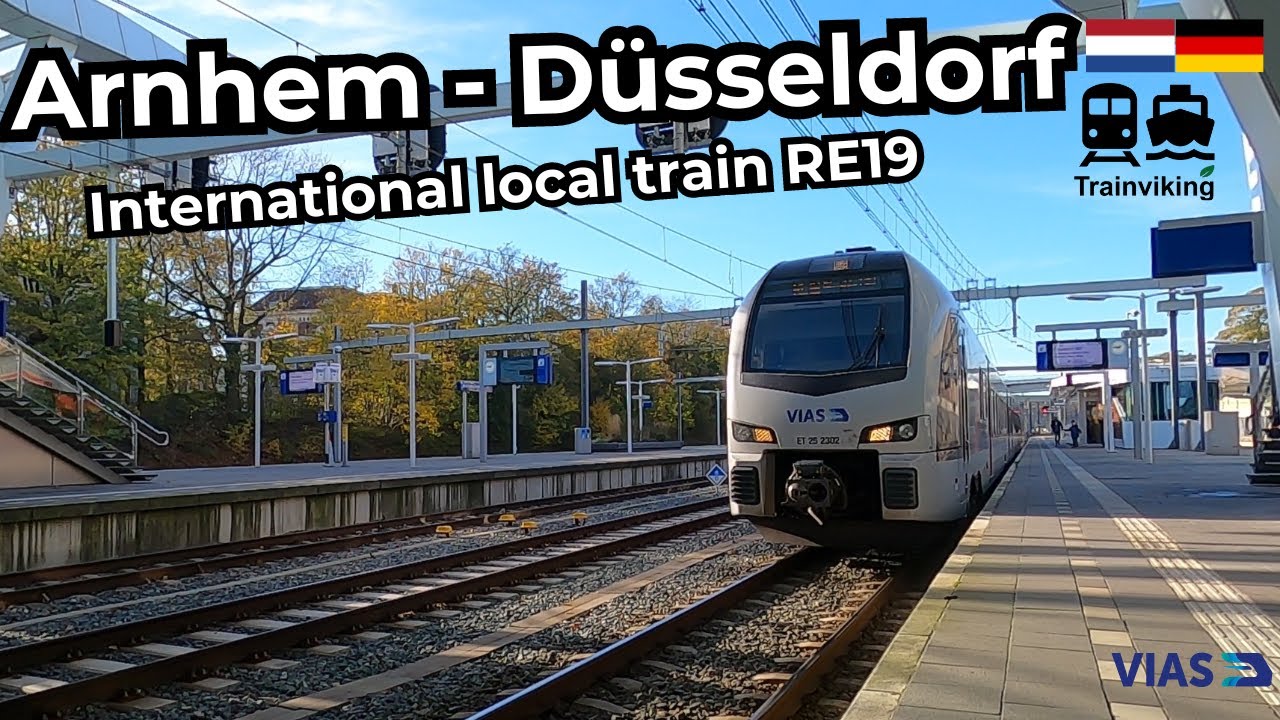 Arnhem, The Netherlands - Düsseldorf, Germany via Oberhausen & Duisburg RE19, a great local train
