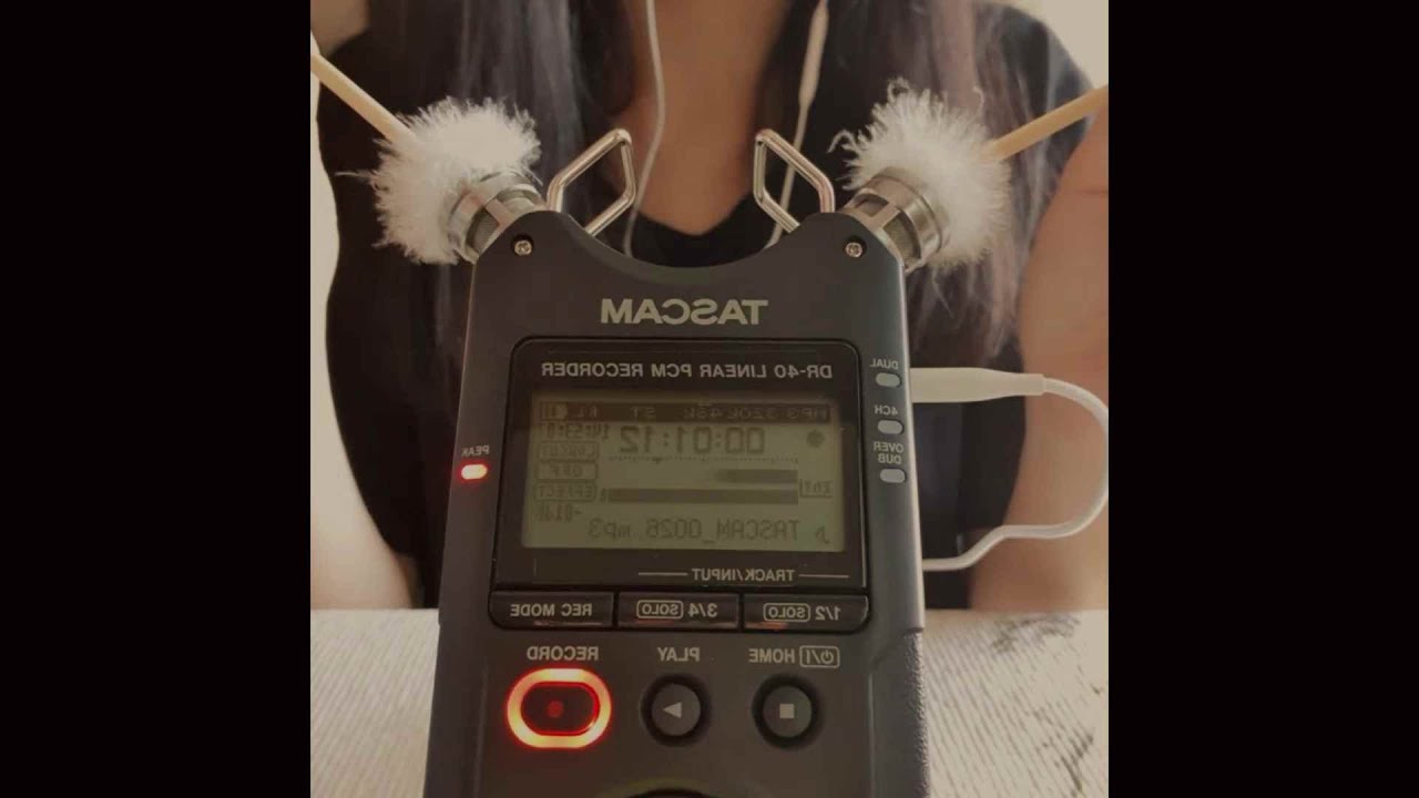 ASMR) 포슬포슬 솜털 asmr/노토킹/자극적주의/타스캠asmr