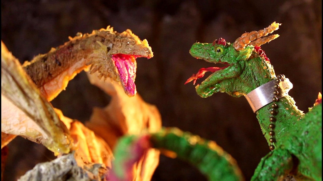 Dragon Death Match | Stop Motion Short |