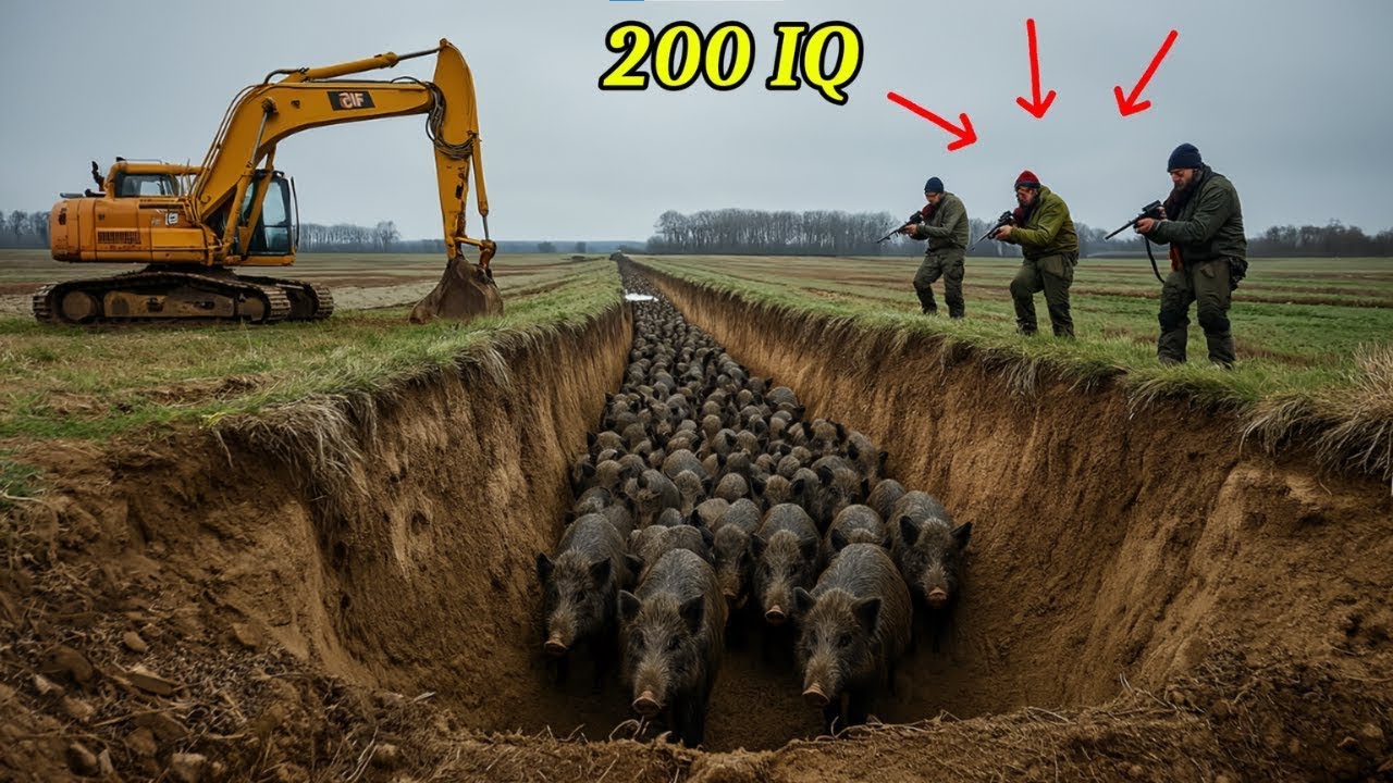 How Farmers Outsmarted Thousands of Wild Boars With a Simple Ditch Trap They Can’t Escape