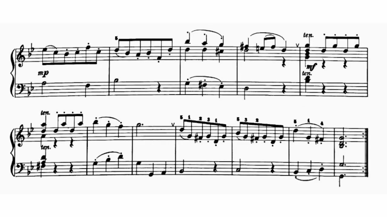 Menuet in G Minor from Little Piano Book for W.F. Bach by Stoelzel