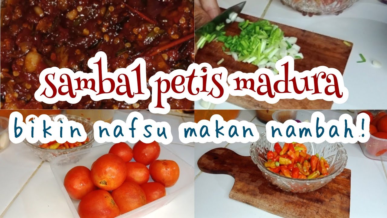 resep sambal petis madura | cook with me