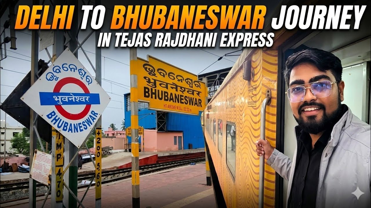 Delhi to Bhubneshwar Journey In Tejas Rajdhani Train Part-2 #viral #travel #travelvlog