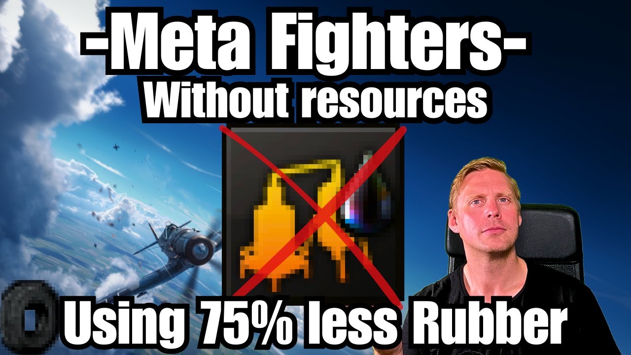 HOI4 Guide - Build Fighters with up to 75% less Rubber and a lot less Aluminium