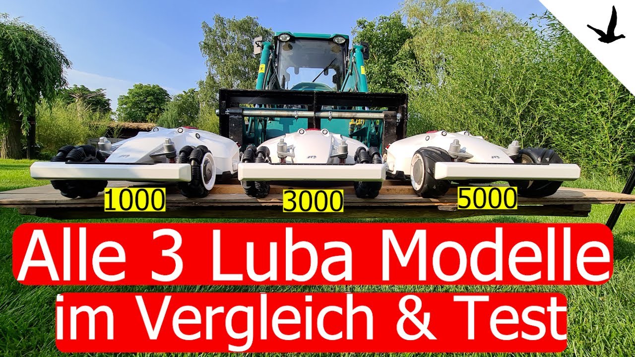 Luba 5000 + Luba 3000 + LUBA 1000 Mähroboter von Mammotion✅Alle Luba Modelle im Test