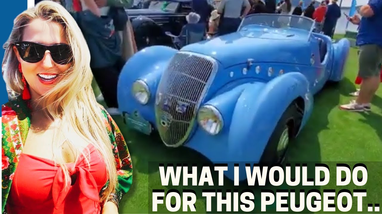 #QuickClip - 1938 Peugeot 402 Darl'mat Pourtout Roadster @PebbleBeachConcours