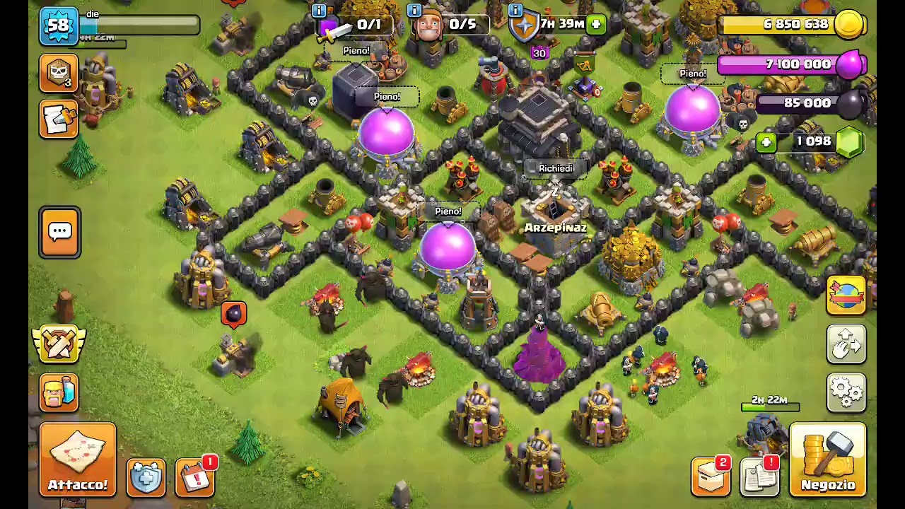 Presentazioni serie di Clash of Clans 