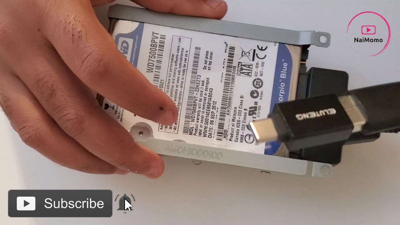 How to use old internal HDD as external HDD (portable) very easy!! | Eluteng | NaiMomo