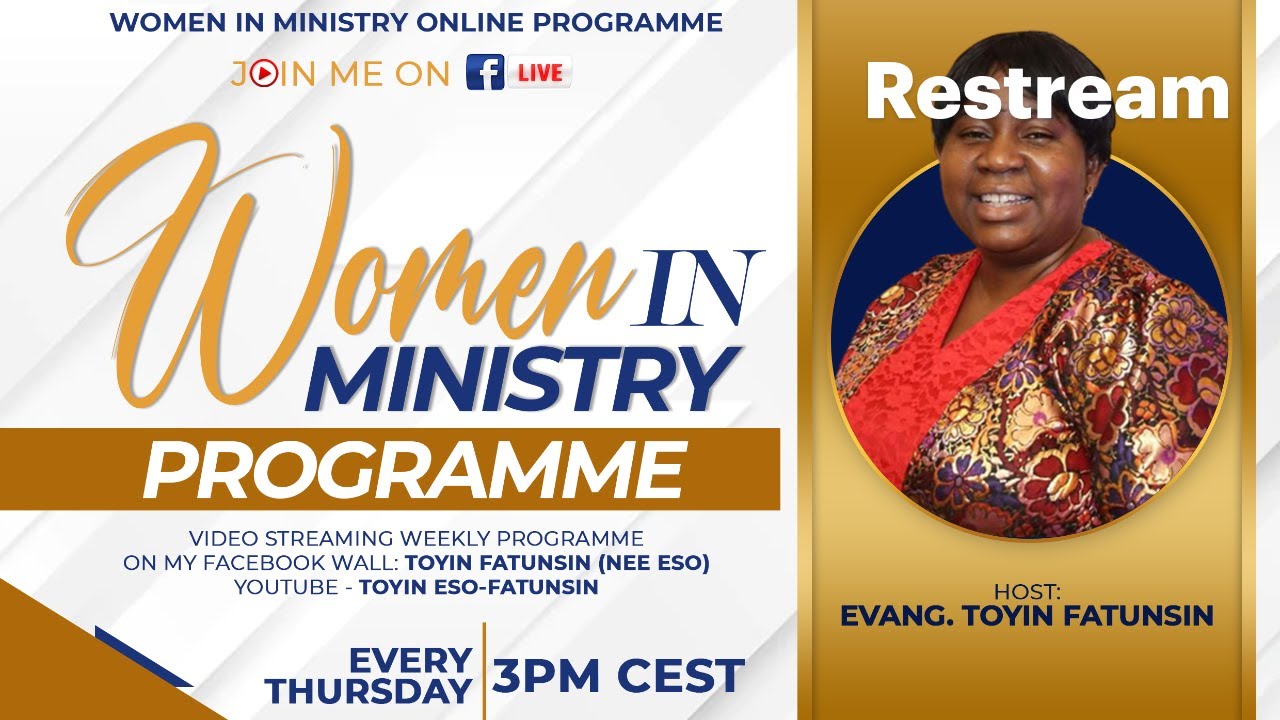 THE WOMAN GOD IUSES PT 2 II WOMEN IN MINISTRY WEEKLY PROGRAM 29-01-26 #toyinesofatunsin