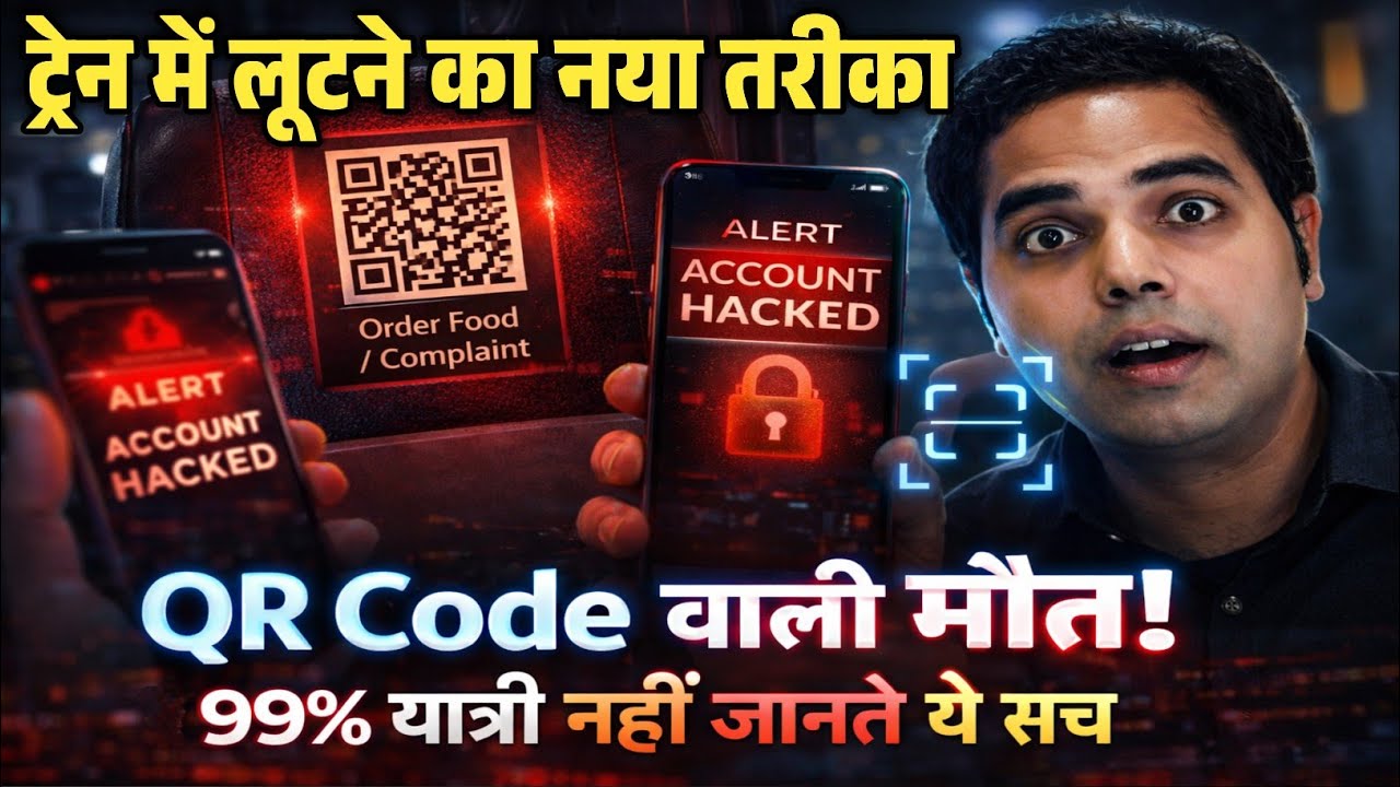 रेलवे का 'Fake Help Desk' गैंग! | QR Code स्कैन किया और सब खत्म | लूटने का नया तरीका | New Rail Scam