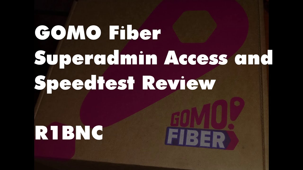 GOMO FIBER Unlidata Superadmin Access and Speedtest Review