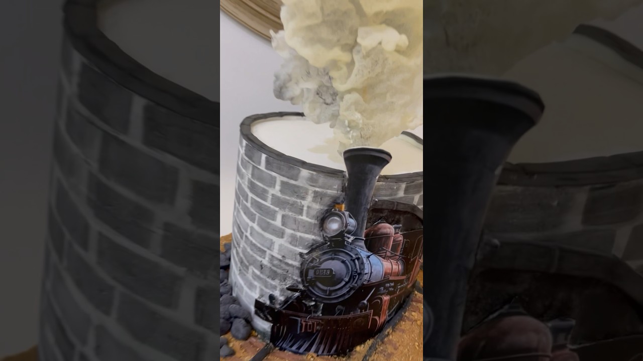 This is Cake #thisiscake #hyperrealisticart #cakeart #traincake