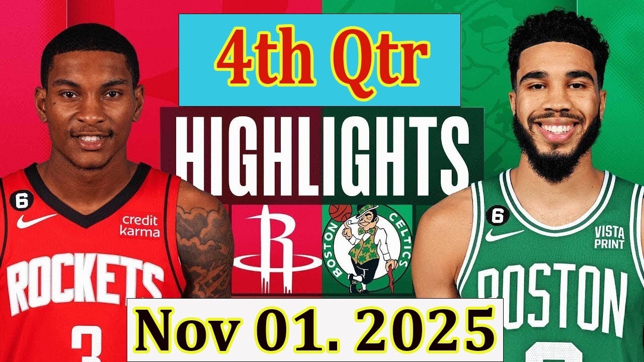Boston Celtics vs Houston Rockets 4th Qtr Nov 01. 2025 Highlights | NBA highlight