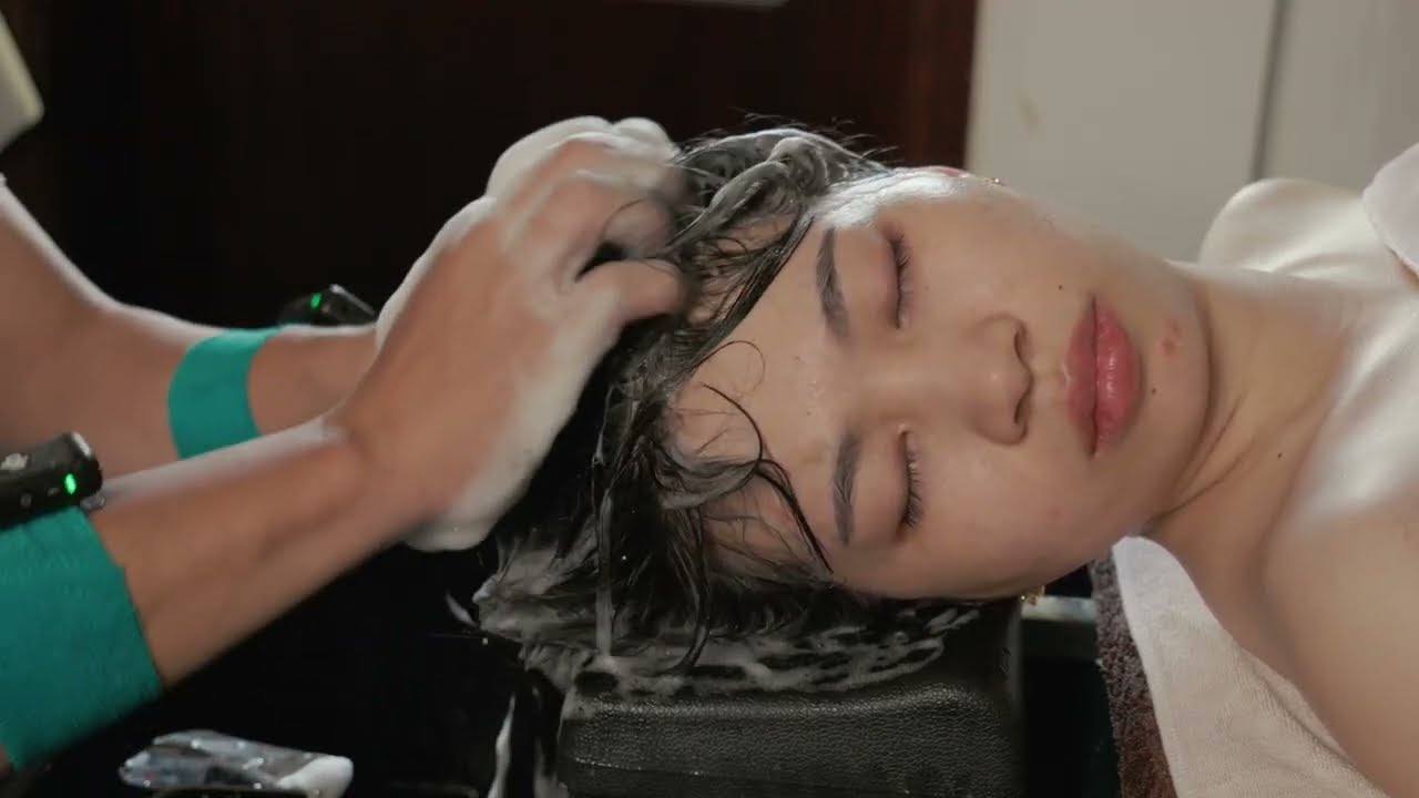 (3 Hours) Ultimate Hair Wash ASMR for Deep Sleep ✨ No Talking, Gentle Shampoo & Scalp Care