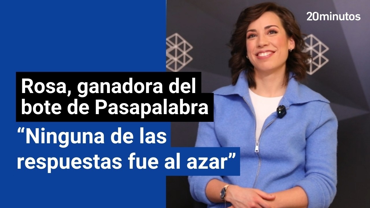 ENTREVISTA A ROSA, ganadora del bote de PASAPALABRA: 