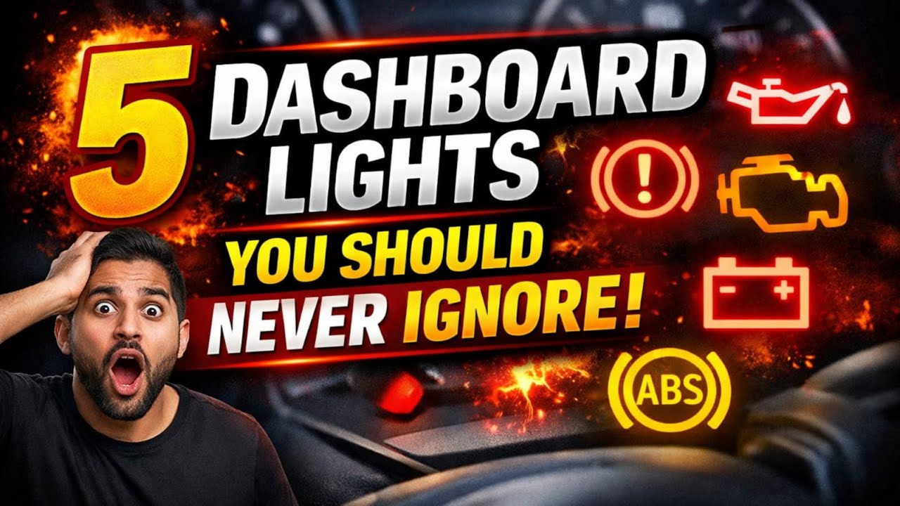 5 Dashboard Lights You Should NEVER Ignore | Dashboard Warning Lights Explained